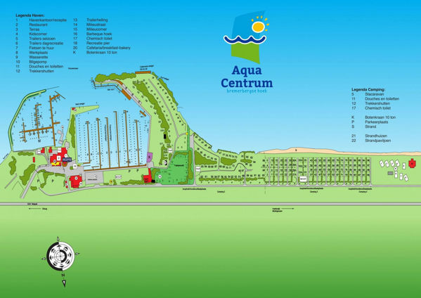 Plattegrond van Aqua Centrum