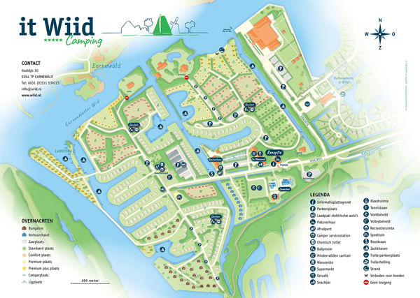 Plattegrond van Ardoer It Wiid