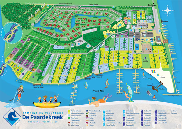 Plattegrond van Ardoer Paardekreek