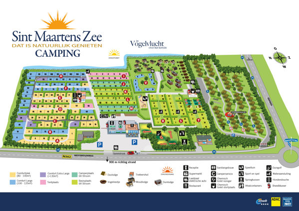 Plattegrond van Ardoer Sint Maartens Zee