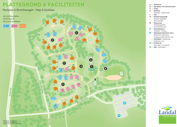 Plattegrond van Buytenplaats Gooise Heide