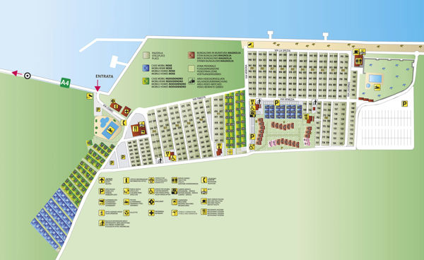 Plattegrond van Campeggio Del Garda