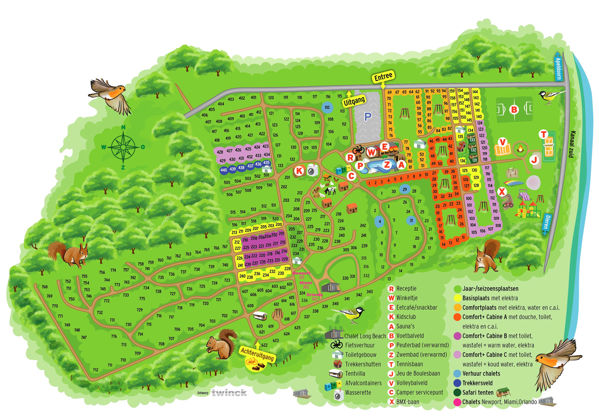 Plattegrond van De Bosgraaf
