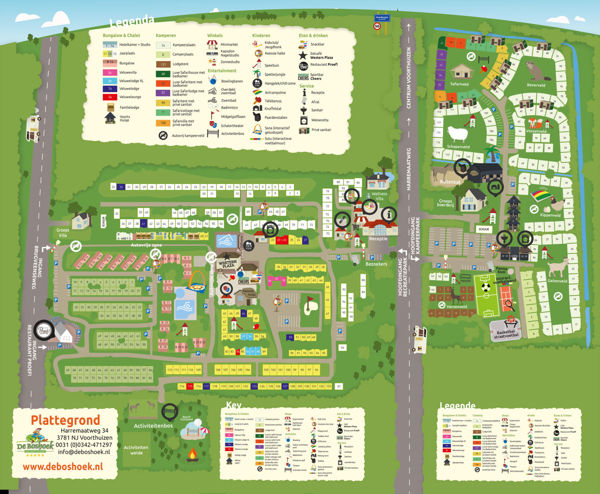 Plattegrond van De Boshoek