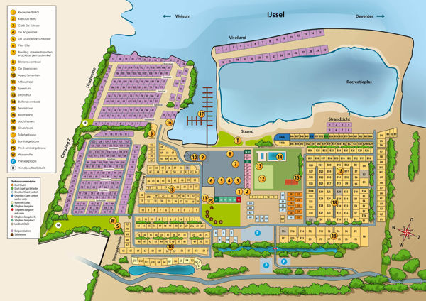 Plattegrond van De Scherpenhof
