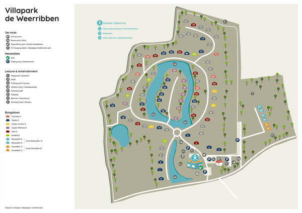 Plattegrond van De Weerribben