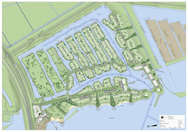 Plattegrond van EuroParcs De IJssel Eilanden