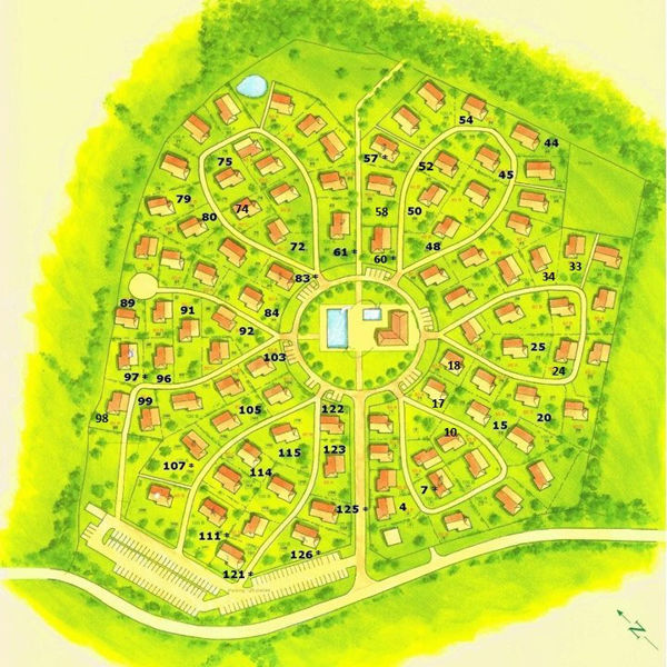 Plattegrond van FranceComfort - Domaine Les Forges
