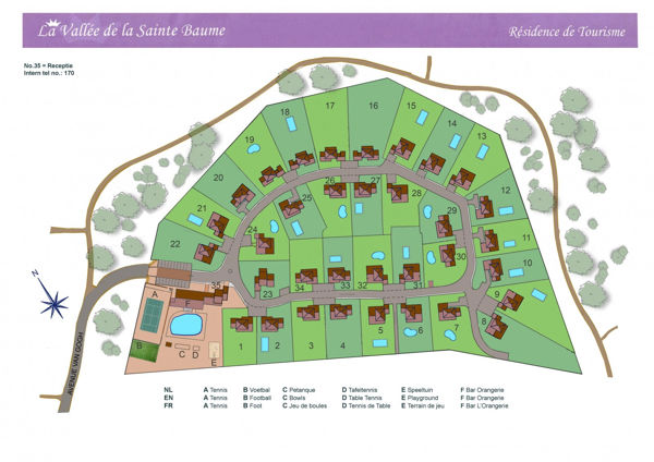 Plattegrond van FranceComfort - Vallée de la Sainte Baume