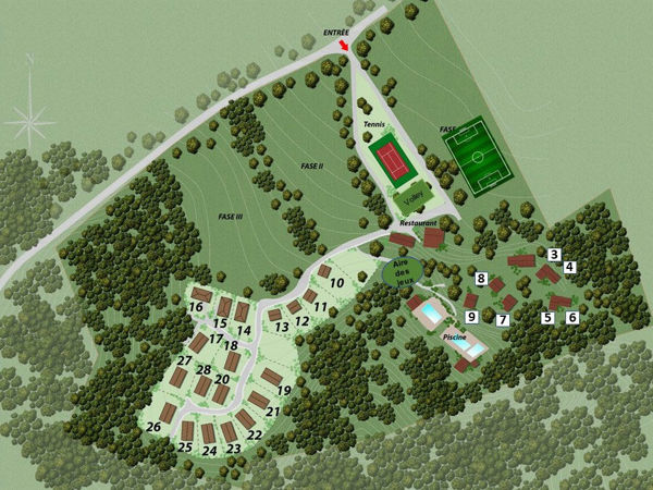 Plattegrond van FranceComfort - Village Des Cigales