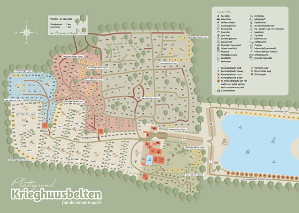Plattegrond van Krieghuusbelten