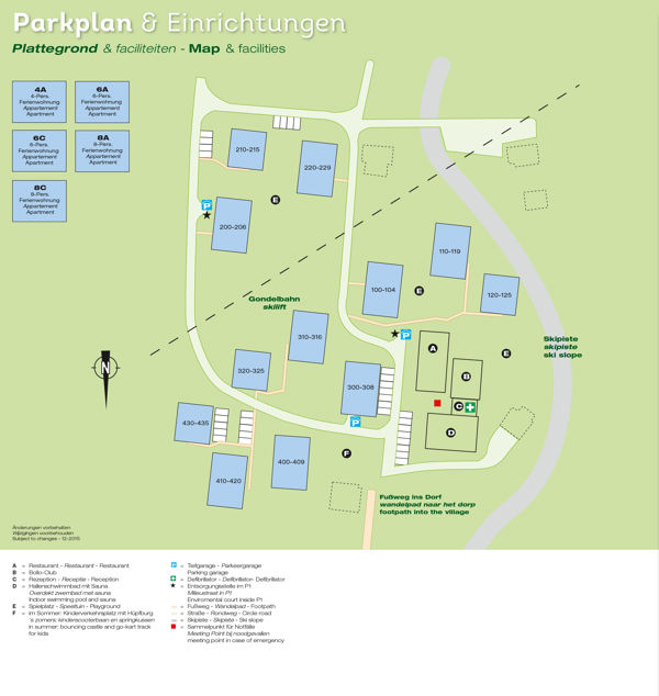 Plattegrond van Landal Hochmontafon