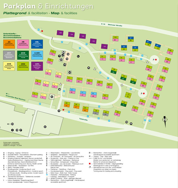 Plattegrond van Landal Salztal Paradies