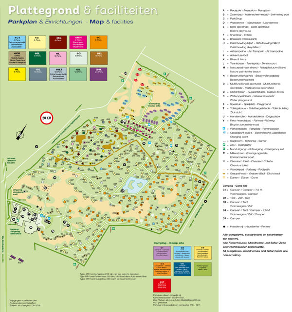 Plattegrond van Landal Sluftervallei