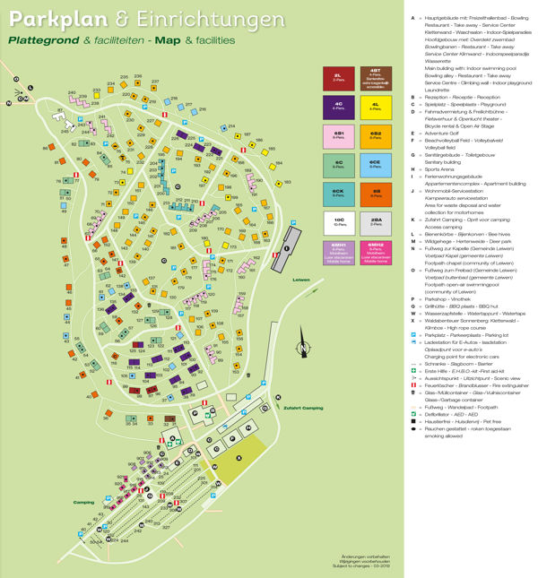 Plattegrond van Landal Sonnenberg