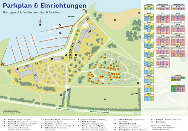 Plattegrond van Landal Travemünde