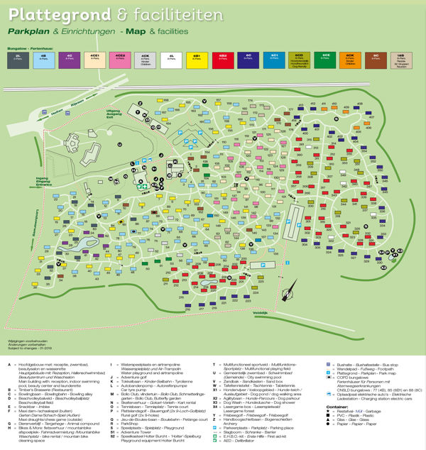 Plattegrond van Landal Twenhaarsveld