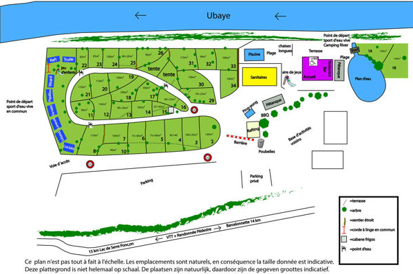 Plattegrond van River (Provence)