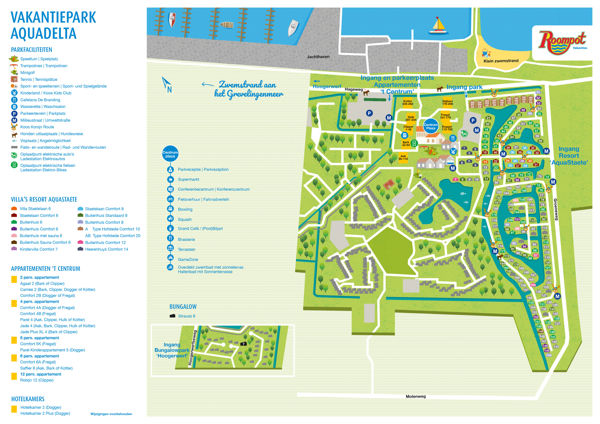 Plattegrond van Summio Parc Aquadelta