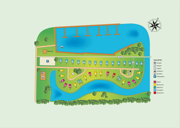 Plattegrond van Summio Villapark Schildmeer