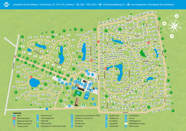 Plattegrond van TopPark de Scheleberg