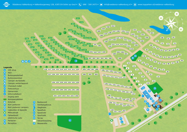 Plattegrond van TopPark Résidence Valkenburg
