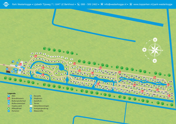 Plattegrond van TopPark Westerkogge