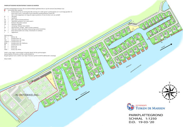 Plattegrond van Tusken de Marren